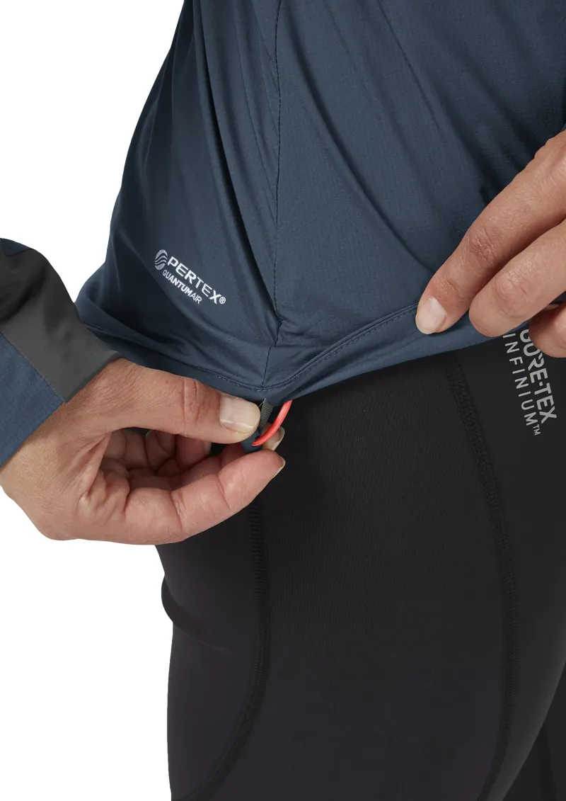 Rab Vapour-Rise Ridgeline Women's Softshell Running Jacket in Orion Blue-6