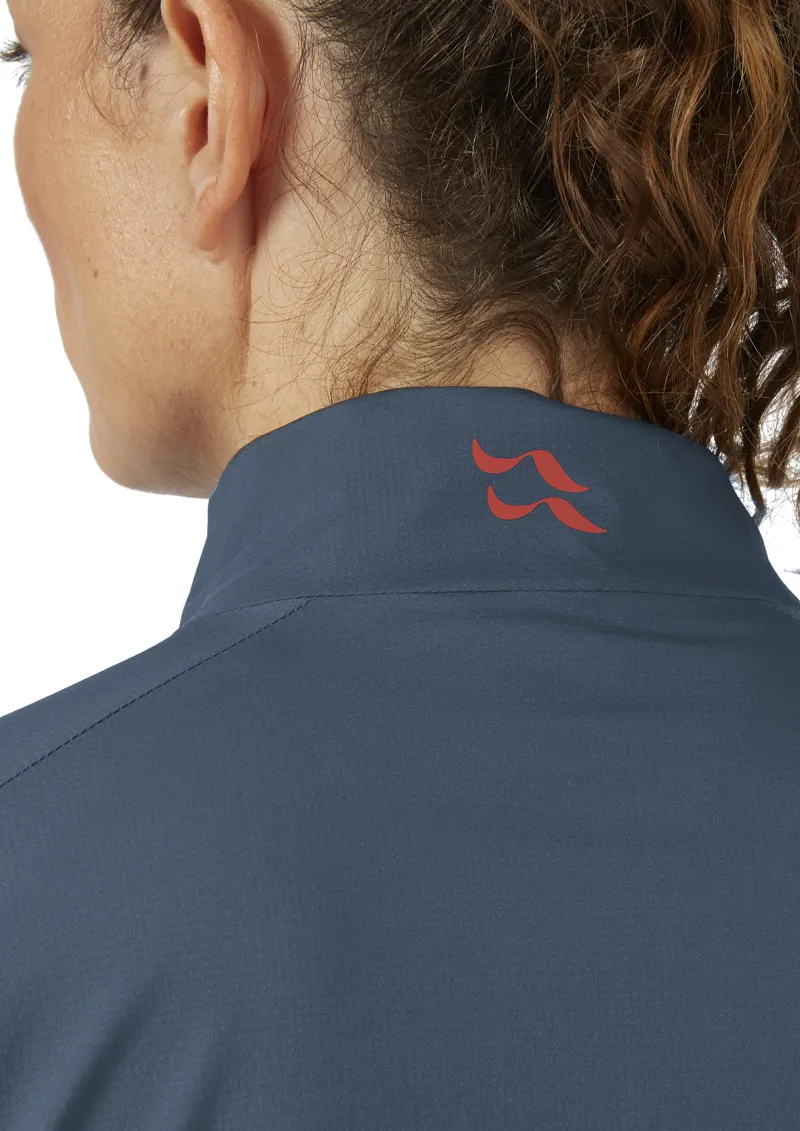 Rab Vapour-Rise Ridgeline Women's Softshell Running Jacket in Orion Blue-7
