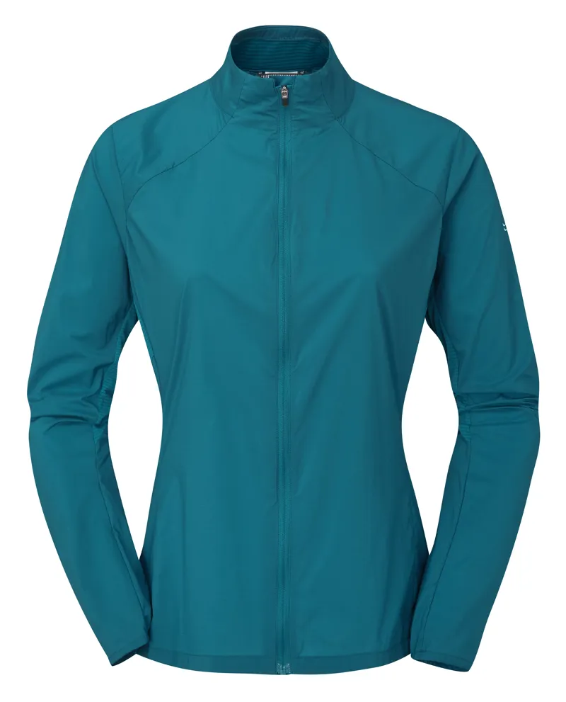 Rab Windveil Jacket Women's Running Windshirt in Ultramarine