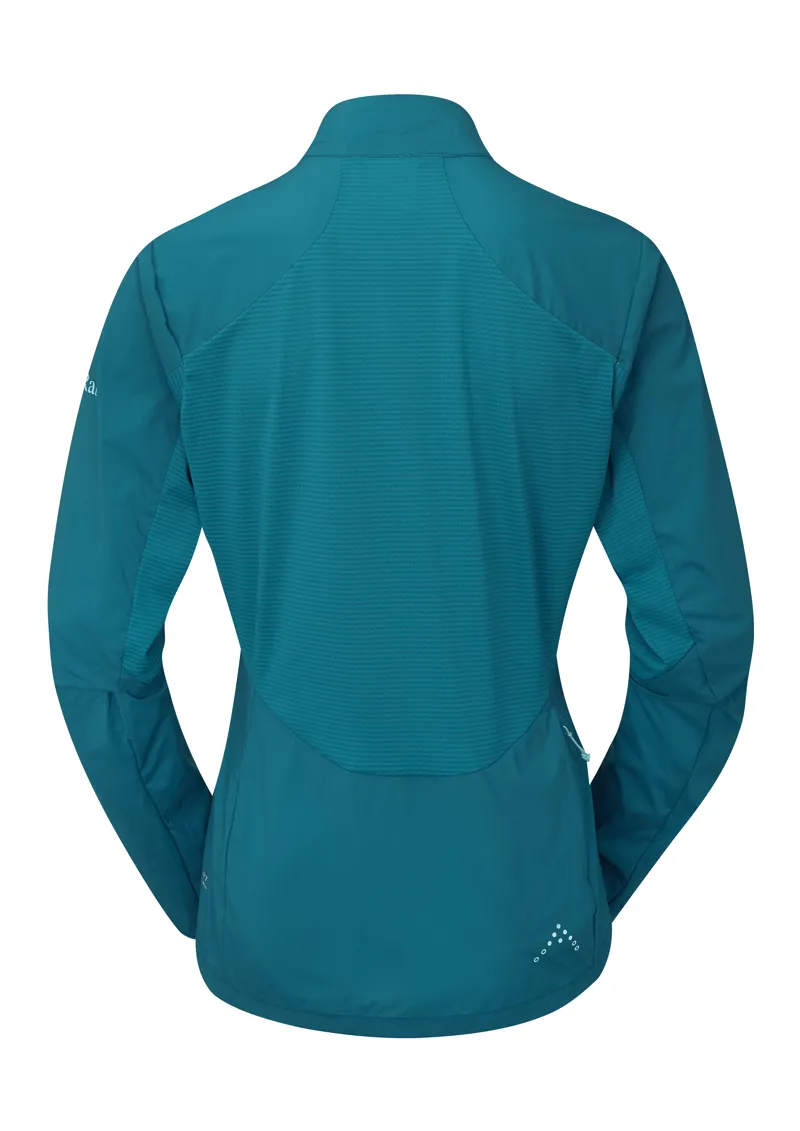 Rab Windveil Jacket Women's Running Windshirt in Ultramarine-1