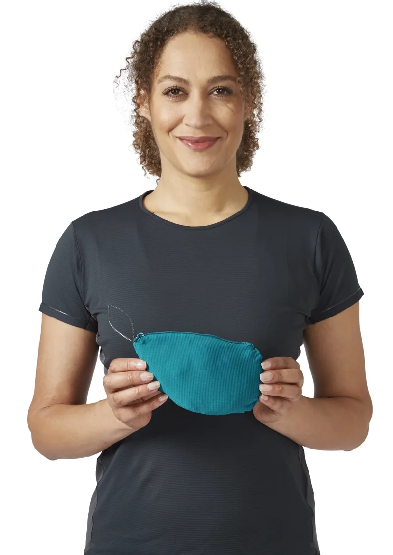 Rab Windveil Jacket Women's Running Windshirt in Ultramarine-3