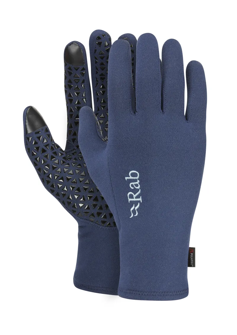 Rab Power Stretch Contact Grip Women's Glove in Deep Ink