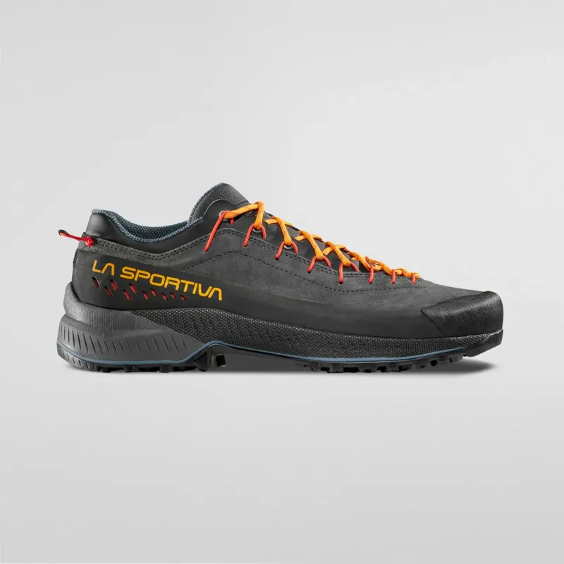 La Sportiva TX4 Evo Men's Approach Shoes in Carbon/Papaya