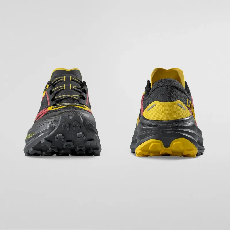 La Sportiva Prodigio MAX Men's Trail Running Shoe in Black/Yellow-5