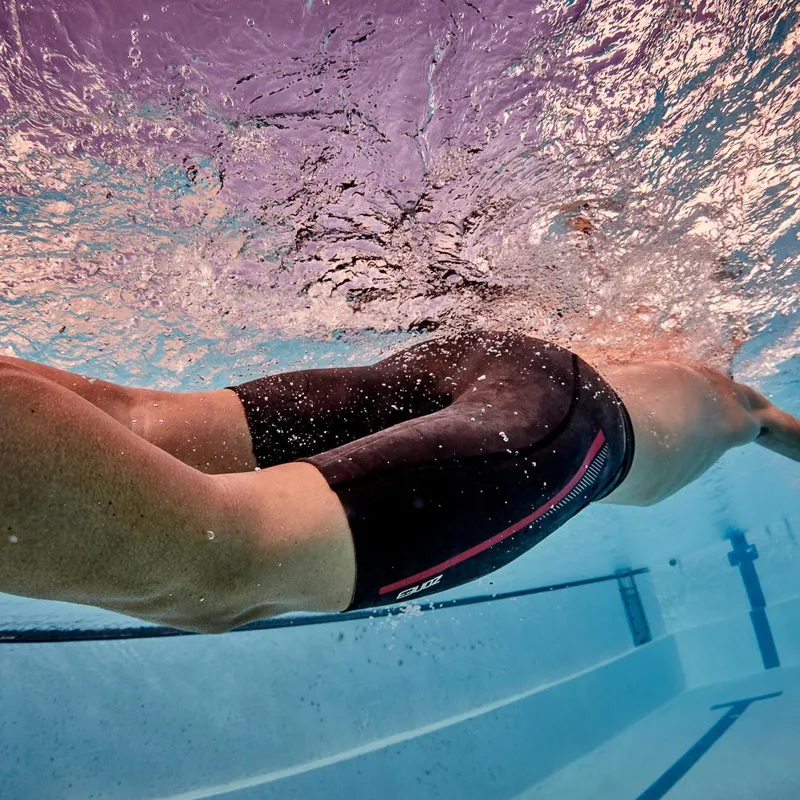 Zone3 Men's Neoprene Jammer in Black/Red-3