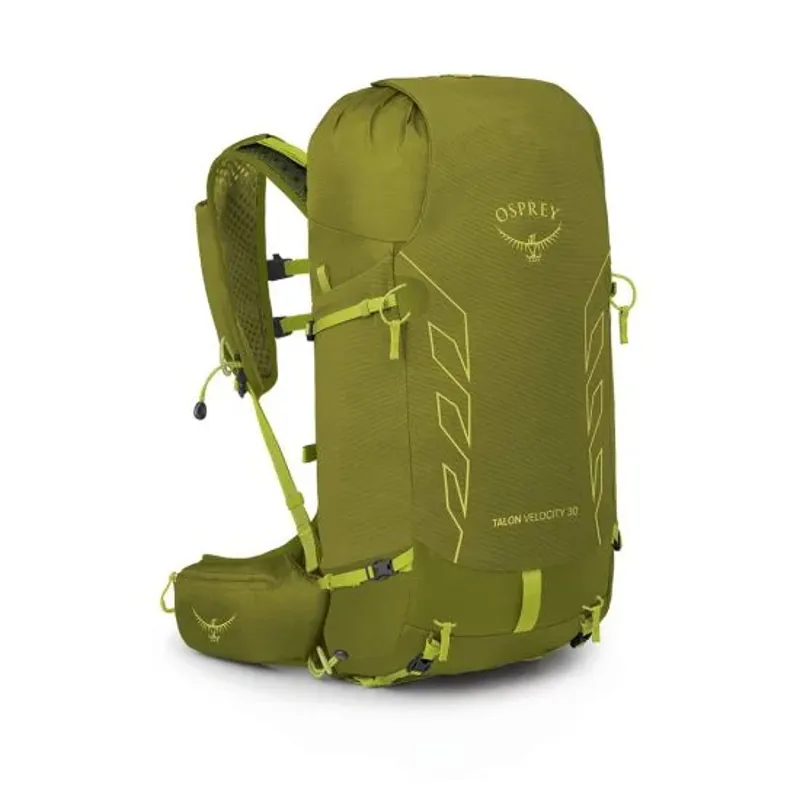 Osprey Talon Velocity 30 Multi-Sport Backpack in Matcha Green/Lemongrass