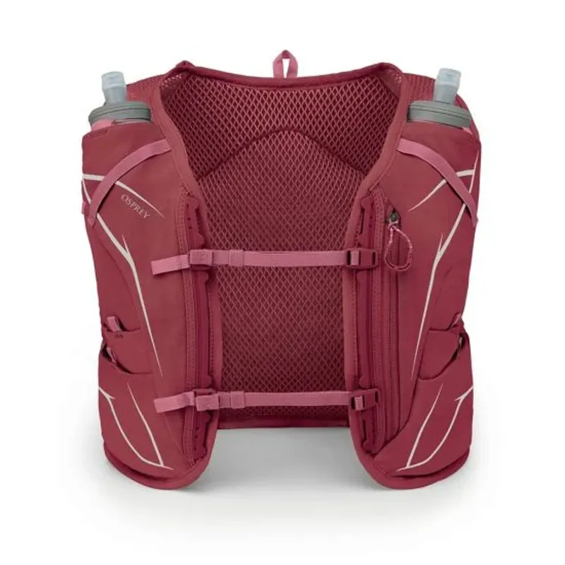 Osprey Women's Dyna 6 Race Vest with Flasks in Kakio/Manuka Pink-2