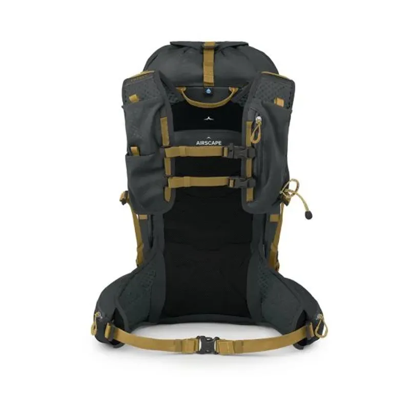 Osprey Talon Velocity 30 Multi-Sport Backpack in Dark Charcoal/Tumbleweed Yellow-3