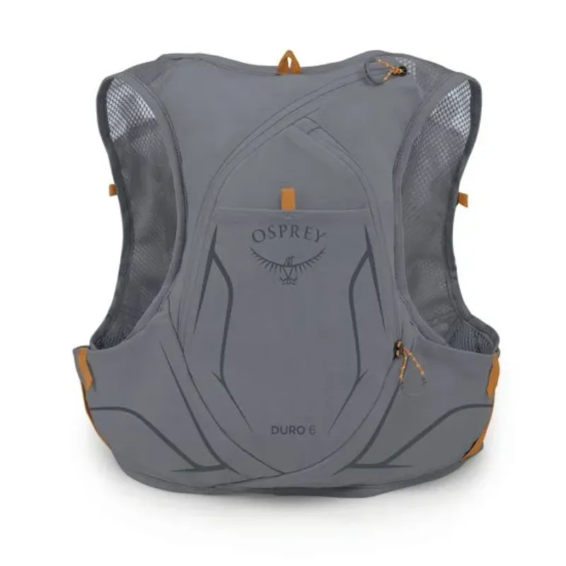 Osprey Duro 6 Running Pack in Phantom Grey/Toffee Orange-2