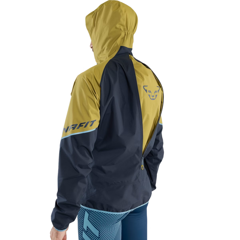 Dynafit Alpine GTX Men's Waterproof Running Jacket in Army-2