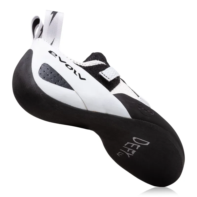 Evolv Defy LV Unisex Climbing Shoe in White/Black-5