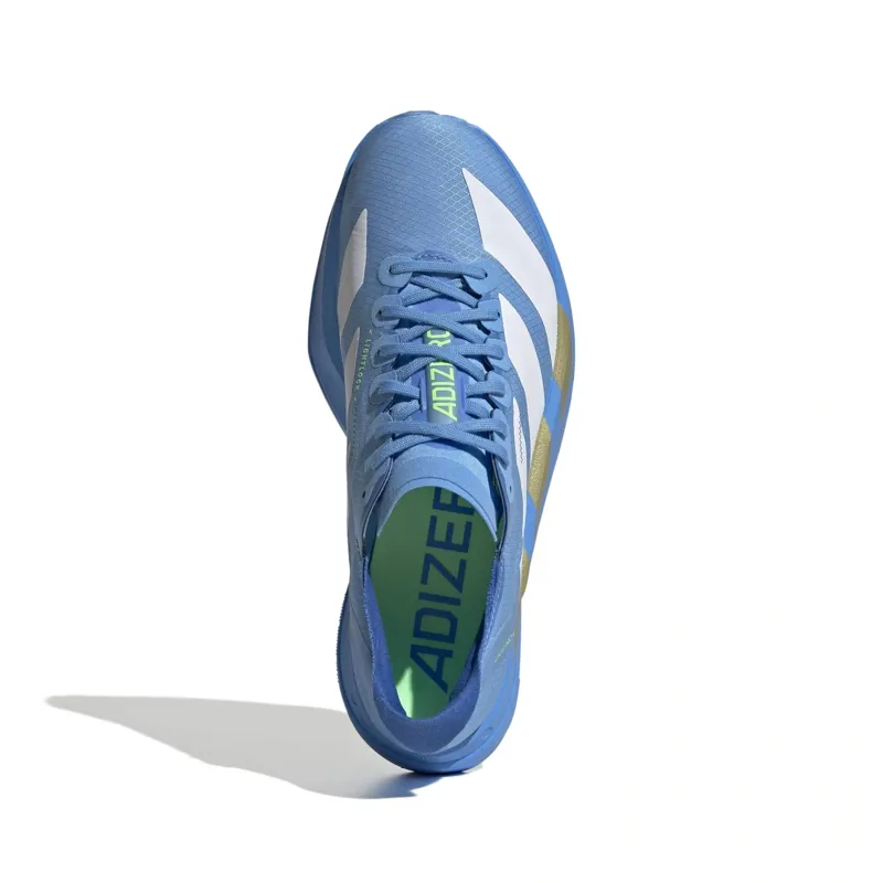 adidas Adizero Adios Pro 4 Women's Running Shoes in Solar Blue/Silver Metallic/Lucid Red-1