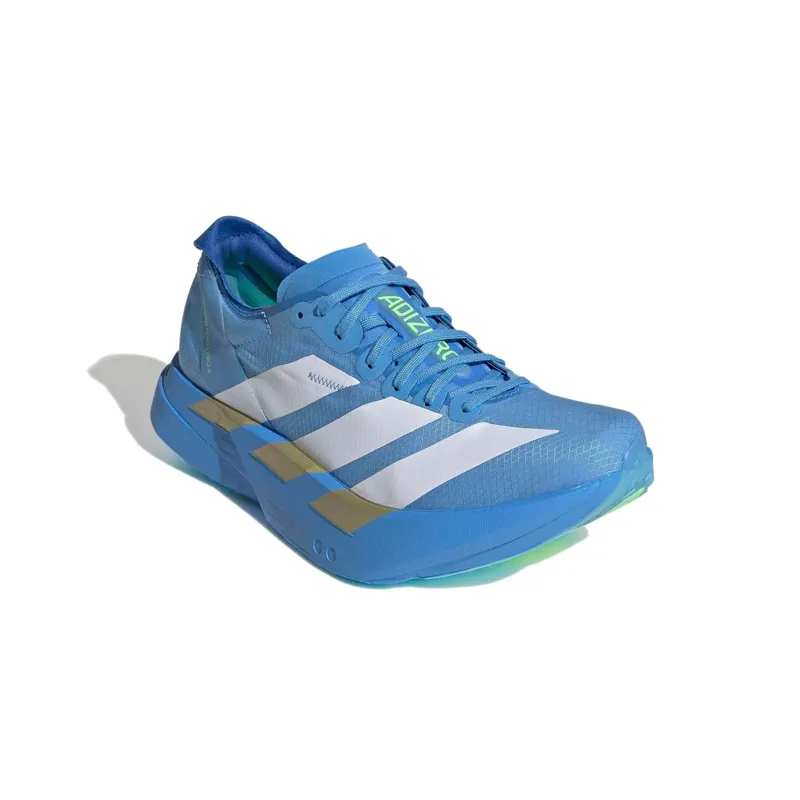 adidas Adizero Adios Pro 4 Women's Running Shoes in Solar Blue/Silver Metallic/Lucid Red-4