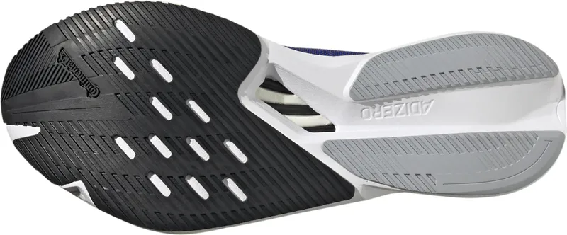 adidas Adizero Boston 12 Men's Road Running Shoe in  Lucid Blue/Cloud White/Impact Orange-1