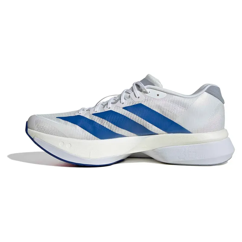 Adidas Adizero Boston 13 Men's Road Running Shoe in Footwear White/Team Royal Blue-3