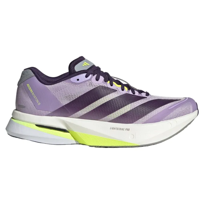 Adidas Adizero Boston 13 Women's Road Running Shoe in Powder Plum/Aurora Plum/Preloved Violet
