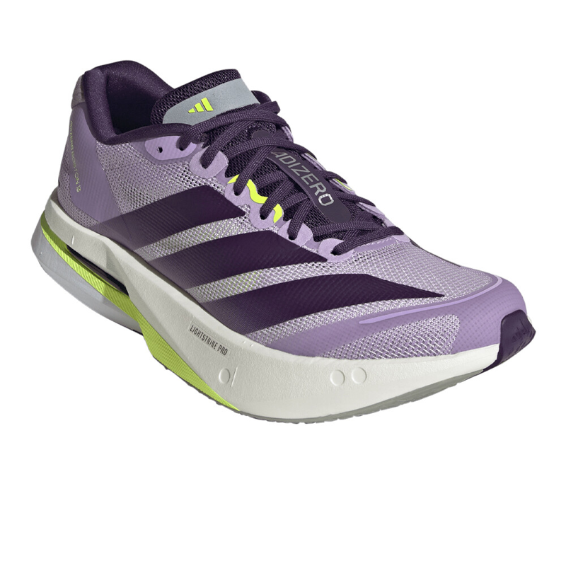 Adidas Adizero Boston 13 Women's Road Running Shoe in Powder Plum/Aurora Plum/Preloved Violet-4
