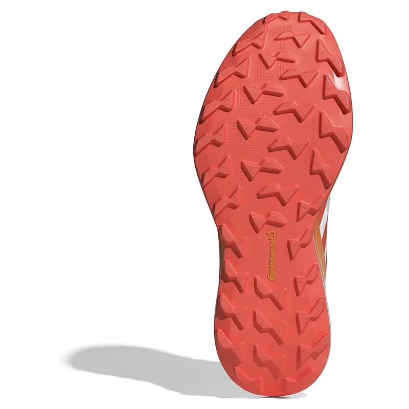 adidas Terrex Agravic 3 Men's Trail Running Shoe in Cloud White/Semi Impact Orange/Dash Grey-1