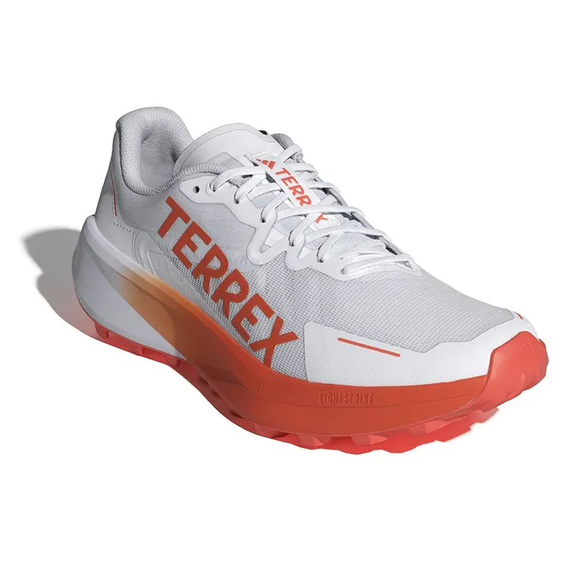 adidas Terrex Agravic 3 Men's Trail Running Shoe in Cloud White/Semi Impact Orange/Dash Grey-3