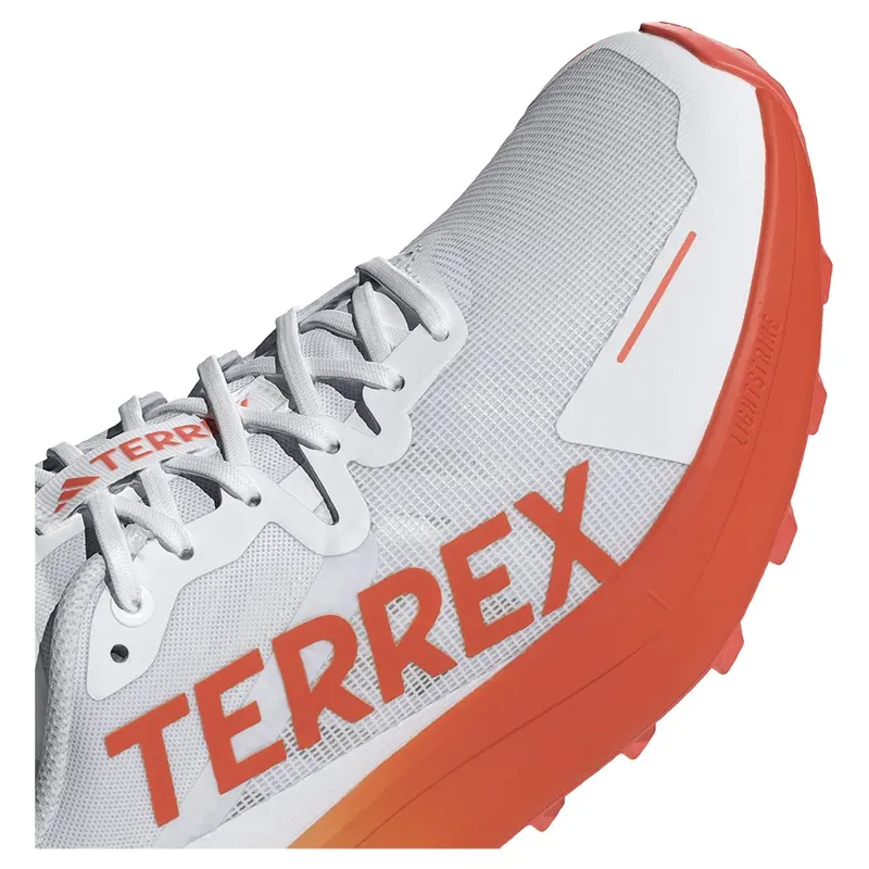 adidas Terrex Agravic 3 Men's Trail Running Shoe in Cloud White/Semi Impact Orange/Dash Grey-5