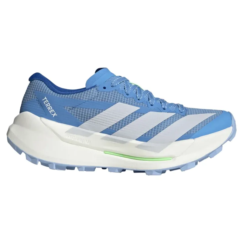 adidas Terrex Agravic TT Women's Trail Running Shoe in Blue Burst/Dash Grey/Lime