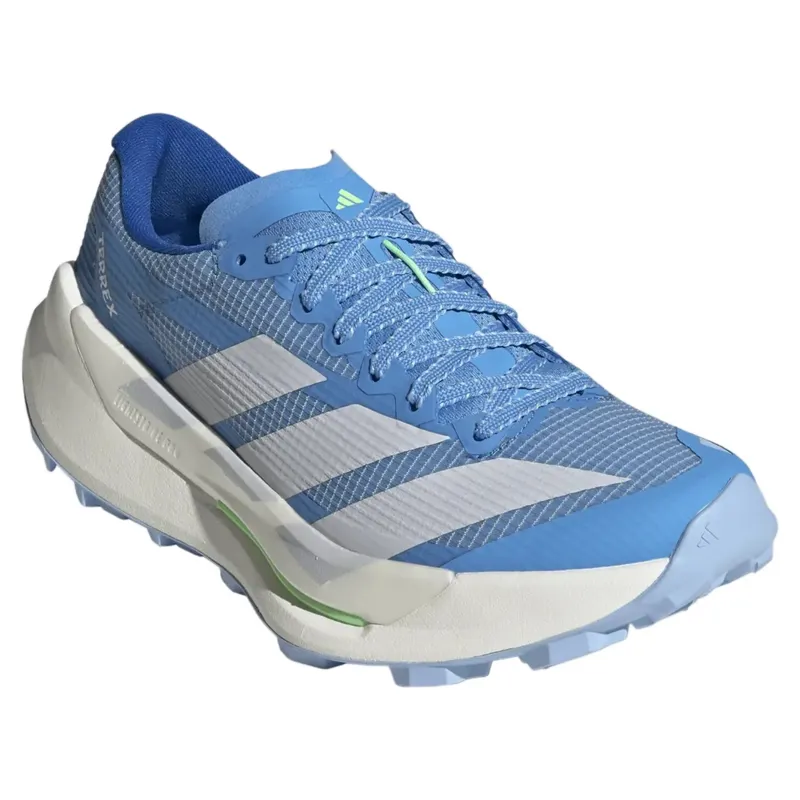 adidas Terrex Agravic TT Women's Trail Running Shoe in Blue Burst/Dash Grey/Lime-4