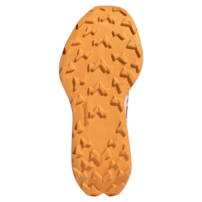 adidas Terrex Agravic TT Women's Trail Running Shoe in White/Impact Orange/Ref Silver-2