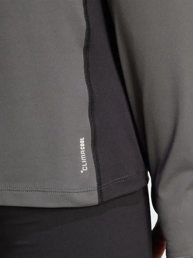 adidas Terrex Multi Synthetic Men's Long Sleeve Base Layer in Carbon/Grey Six-2