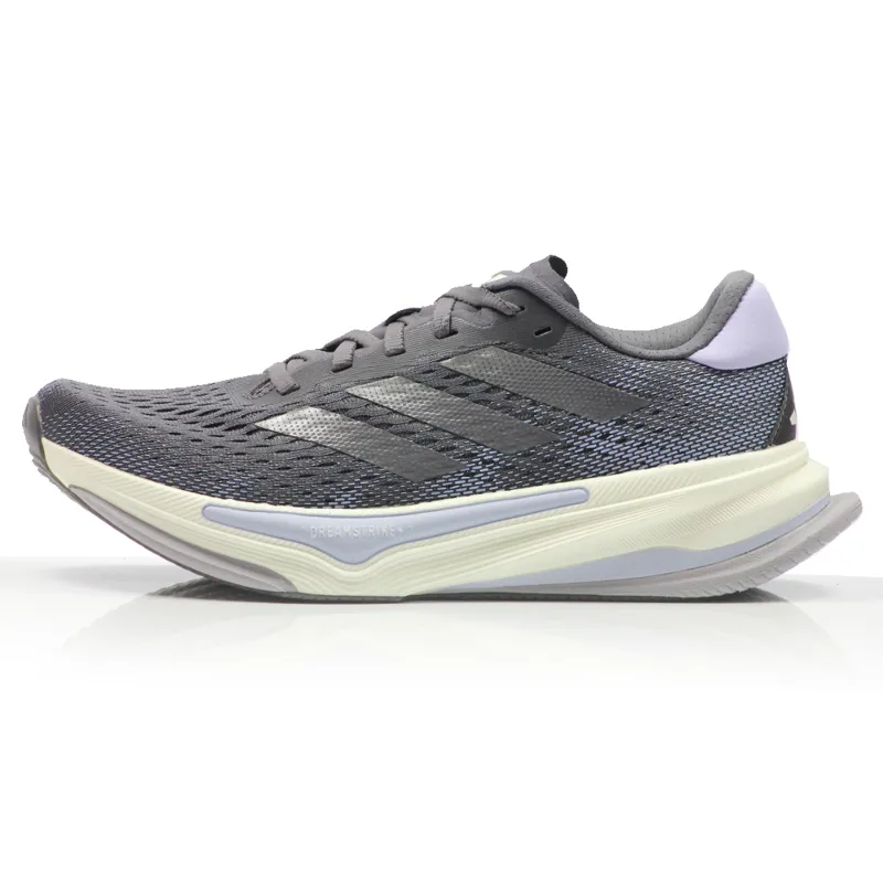 adidas Supernova Prima Women's Road Running Shoe in Grey/Iron metallic/Violet-2