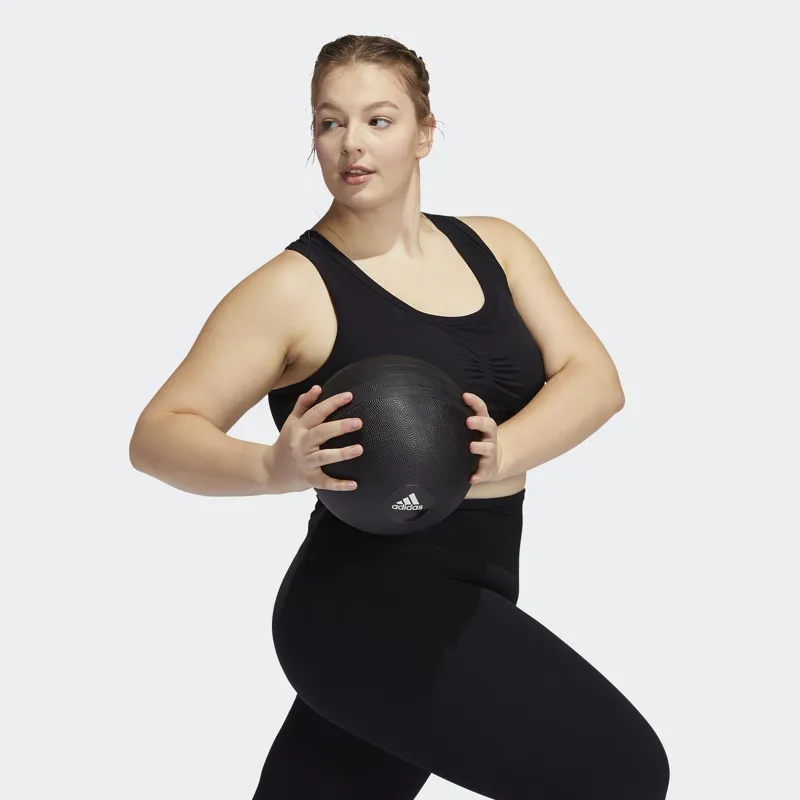 adidas Studio Bra Plus Size in Black-1