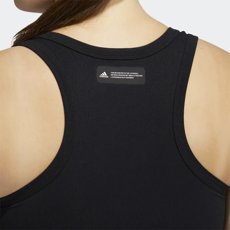 adidas Studio Bra Plus Size in Black-6