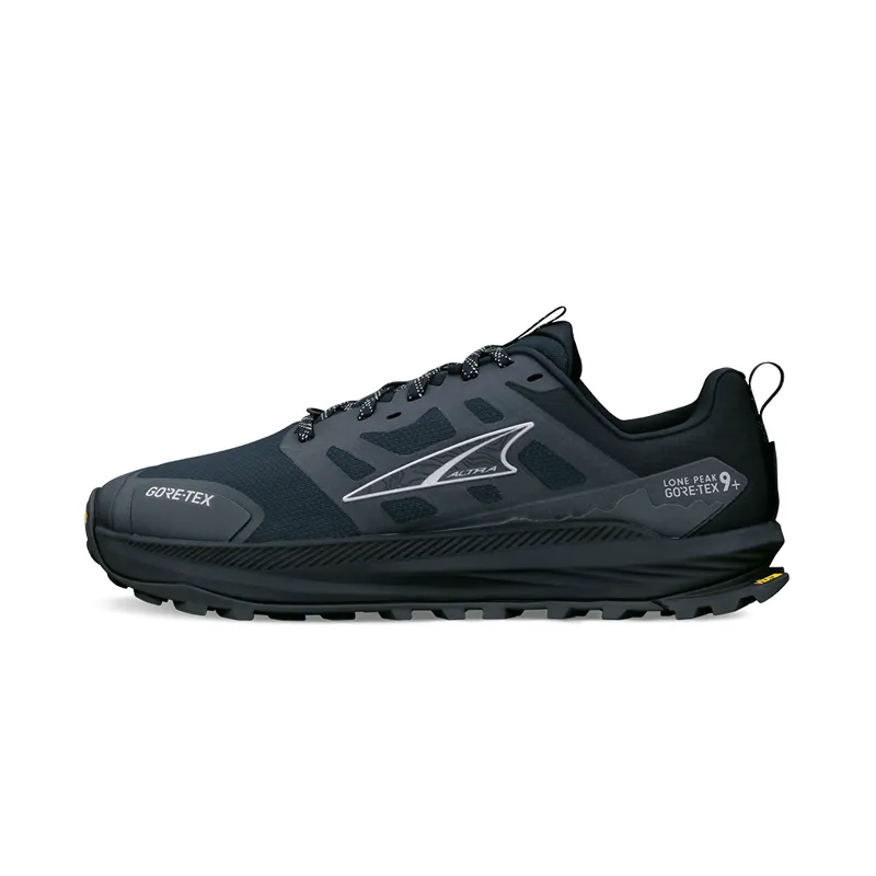 Altra Lone Peak 9+ Gore-Tex Men's Trail Running Shoe in Black/Black-3