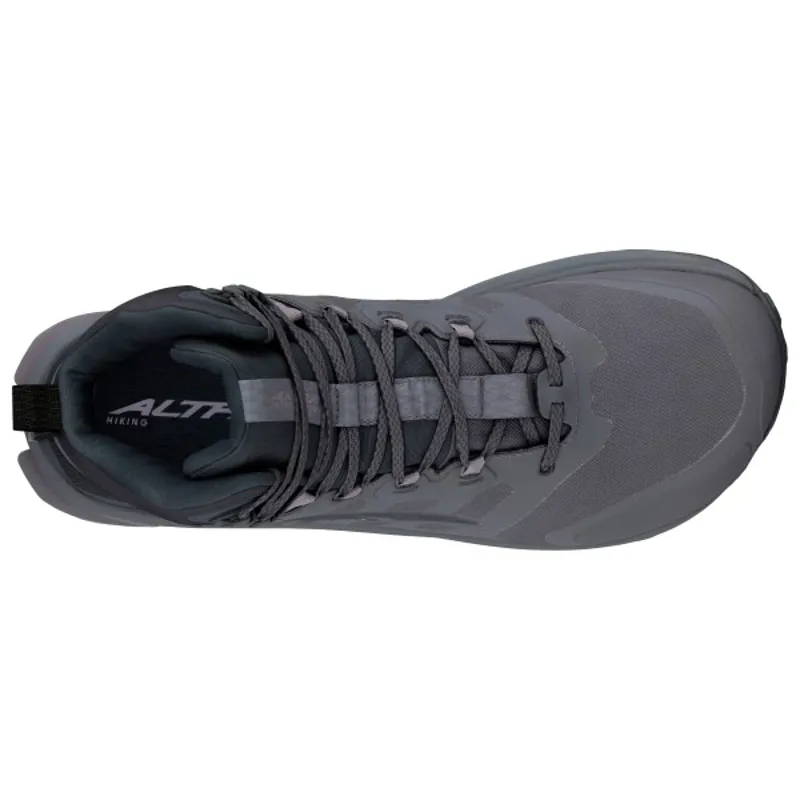 Altra Lone Peak 9 Waterproof Mid Fast Hike Boots in Black/Grey-2