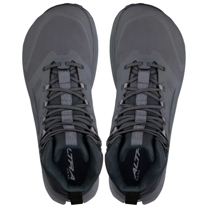 Altra Lone Peak 9 Waterproof Mid Fast Hike Boots in Black/Grey-4