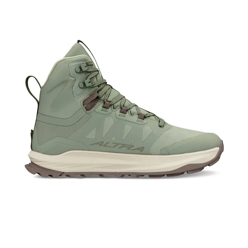 Altra Lone Peak 9 Waterproof Mid Women's Hiking Boot in Dusty Olive