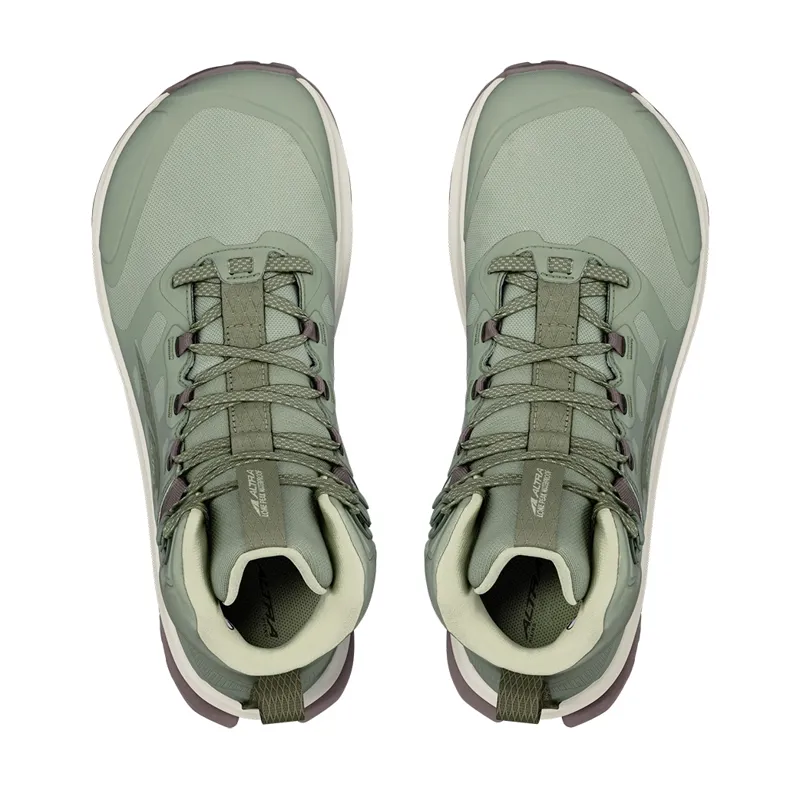 Altra Lone Peak 9 Waterproof Mid Women's Hiking Boot in Dusty Olive-4