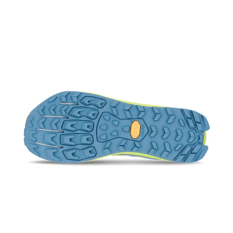 Altra Lone Peak 9+ Women's Trail Running Shoe in Blue/Lime-2
