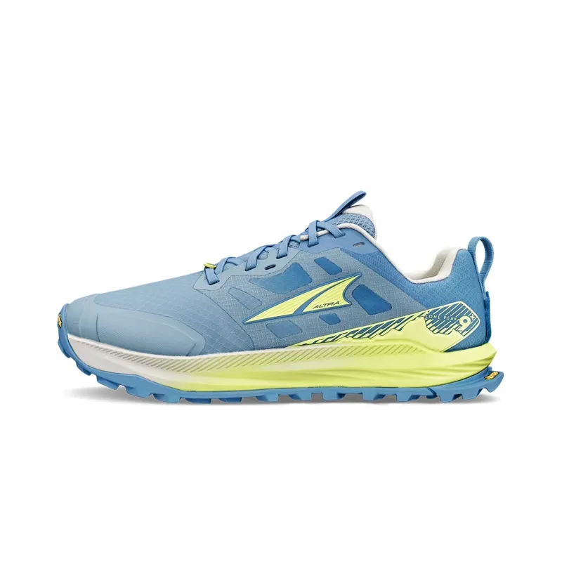 Altra Lone Peak 9+ Women's Trail Running Shoe in Blue/Lime-3