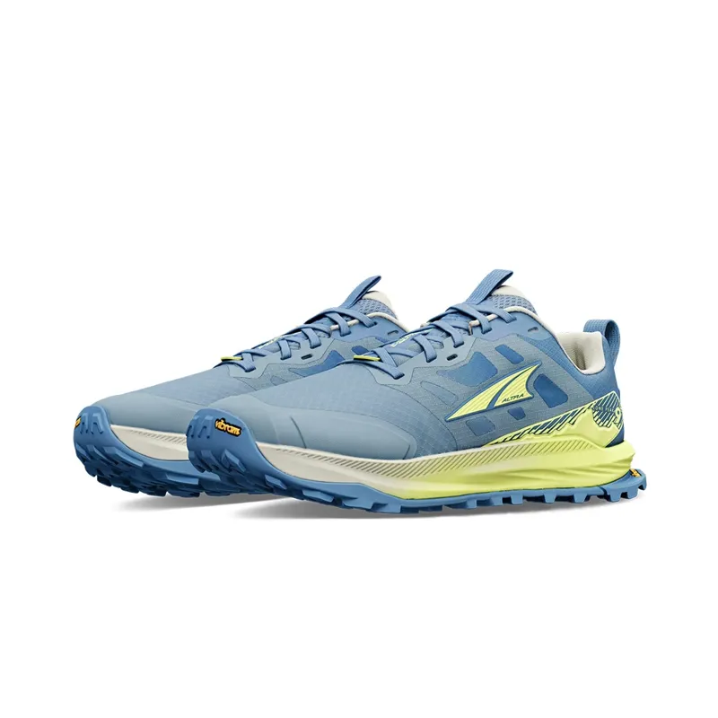Altra Lone Peak 9+ Women's Trail Running Shoe in Blue/Lime-5