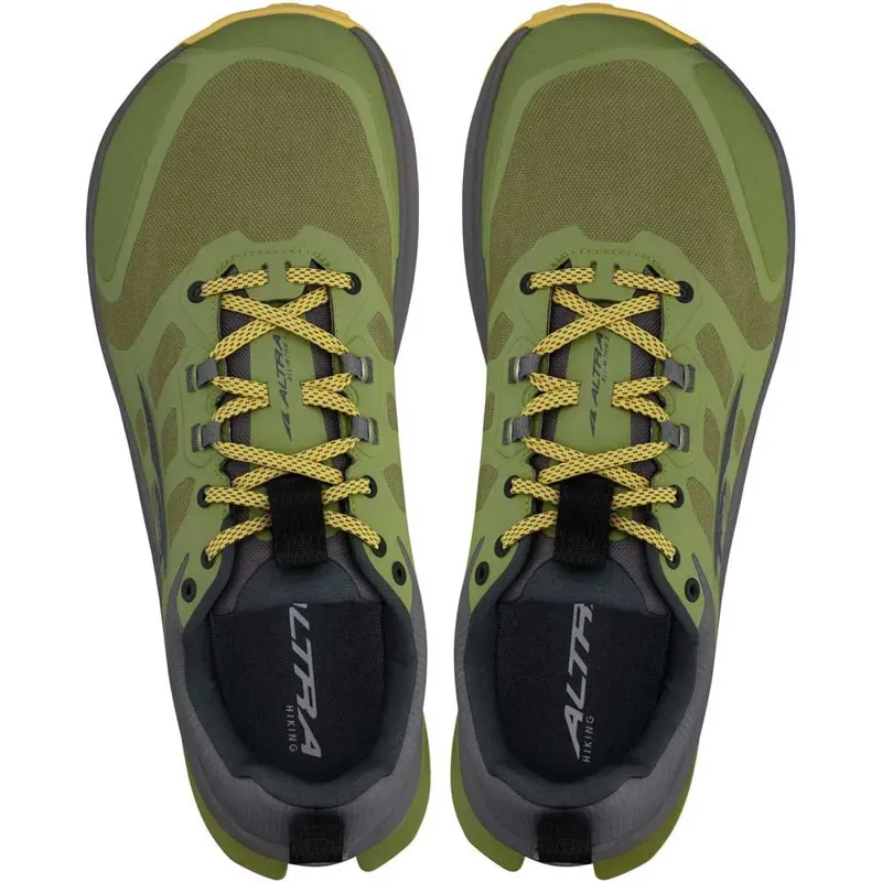 Altra Lone Peak 9 Waterproof Men's Trail Running Shoe in Dusty Olive -4