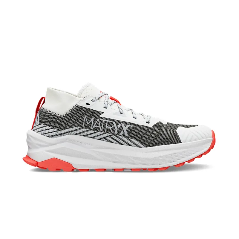 Altra Olympus 275 Men's Trail Running Shoe in White/Coral