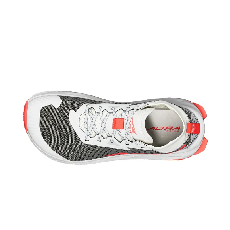 Altra Olympus 275 Men's Trail Running Shoe in White/Coral-2