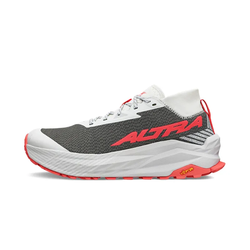 Altra Olympus 275 Men's Trail Running Shoe in White/Coral-3