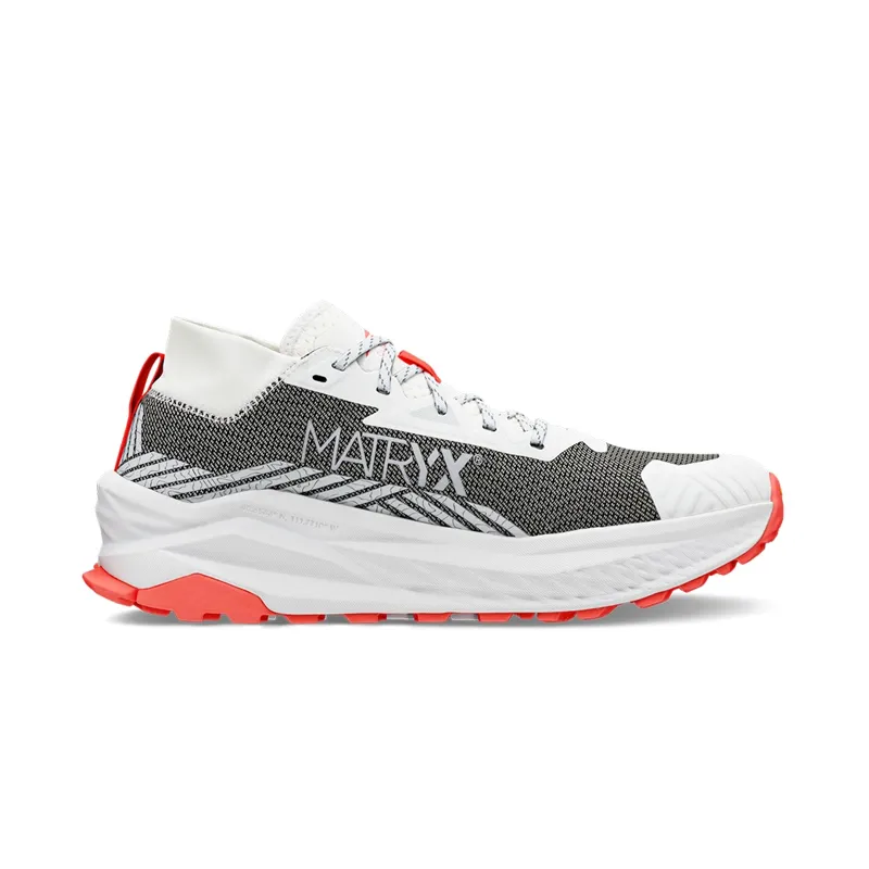 Altra Olympus 275 Women's Trail Running Shoe in White/Coral