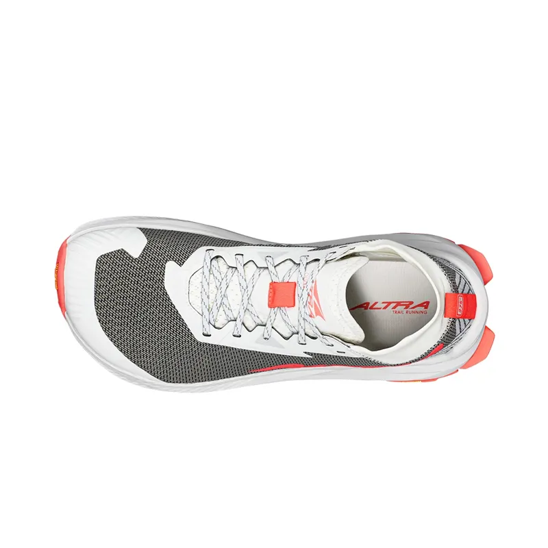 Altra Olympus 275 Women's Trail Running Shoe in White/Coral-2