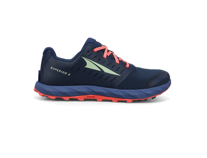 Altra Superior 5 Women's Trail Running Shoe in Dark Blue