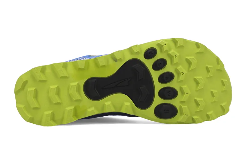 Altra Youth Lone Peak Kid's Running/Everday Shoe in Blue/Lime-1