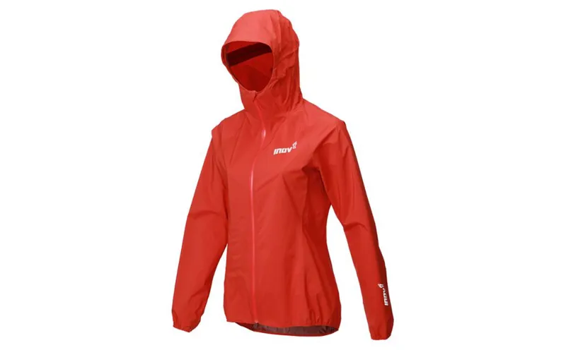 Inov8 Stormshell Womens Waterproof Running Jacket in Red-2