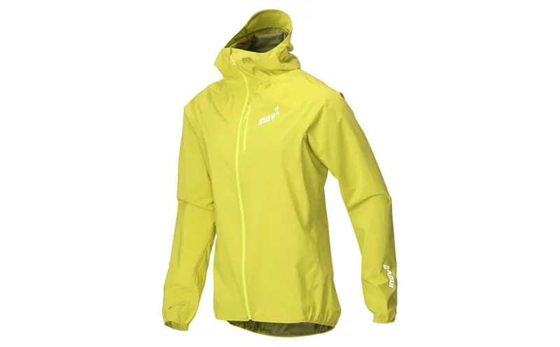 Inov8 Stormshell Full Zip Mens Waterproof Jacket in Yellow