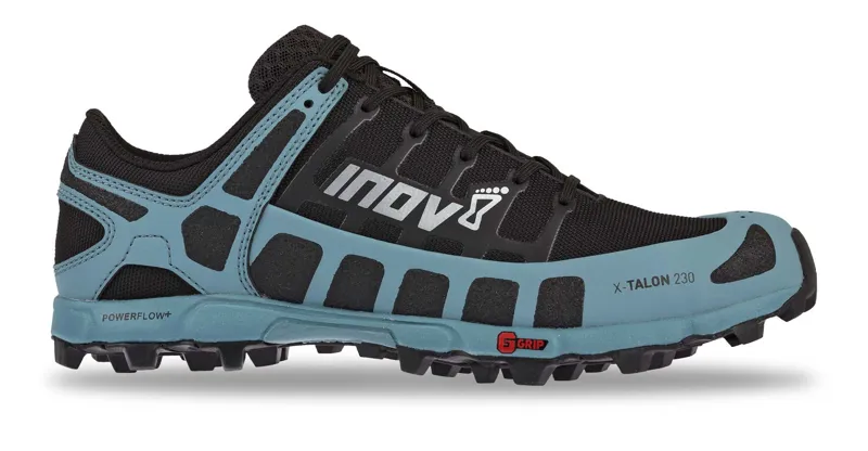 Inov8 X-Talon 230 Womens Fell Running Shoe in Black/Blue/Green